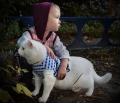 Девочка и ее кошка